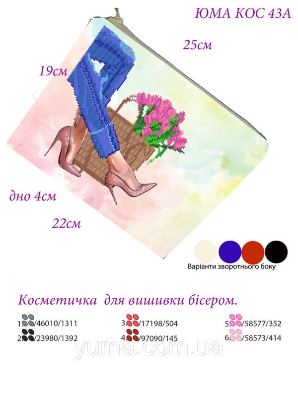 Косметичкa під вишивку №13 Косметичкa під вишивку №13