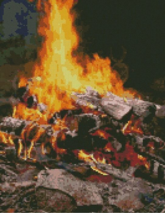 Алмазна картина Полум'я