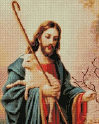 Алмазна картина Добрий пастор