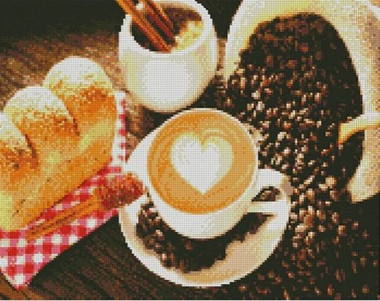 Алмазна картина  Сніданок з любов'ю