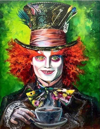 Алмазна картина Капелюшник