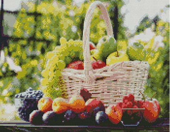 Алмазна картина Кошик з фруктами