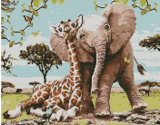 Алмазна картина Найкращі друзі