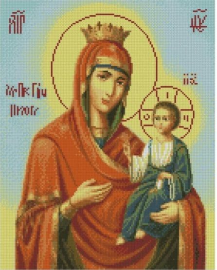 Алмазна картина Іверська ікона