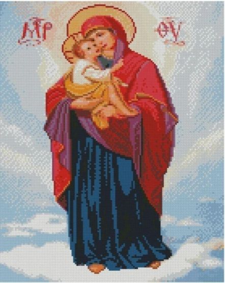 Алмазна картина Серпнева Божа Матір