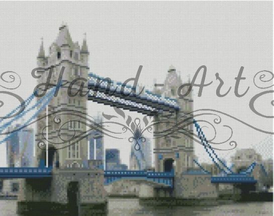 Алмазна картина  Лондонський Tower Bridge