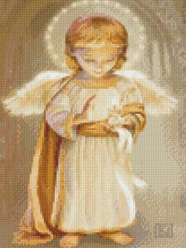 Алмазна мозаїка Ангелятко з вогнем