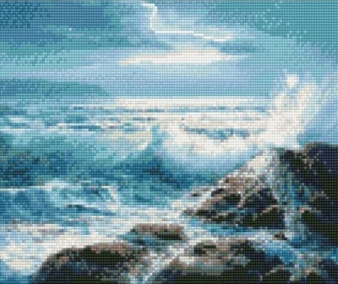 Алмазна мозаїка Хвилі моря