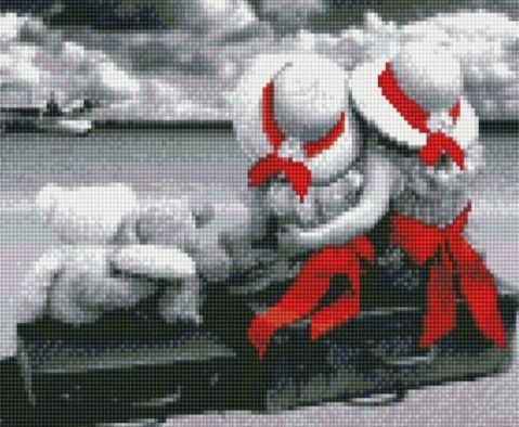 Алмазна мозаїка  Подружки біля моря