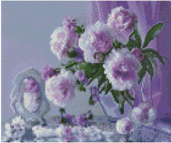 Алмазна мозаїка  Ніжний бузок