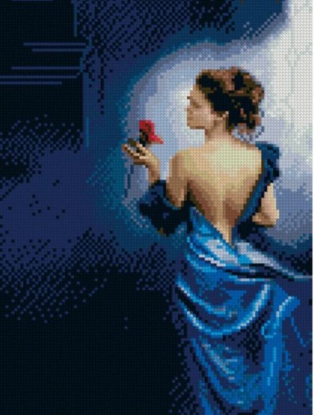 Алмазна мозаїка  Загадка троянди