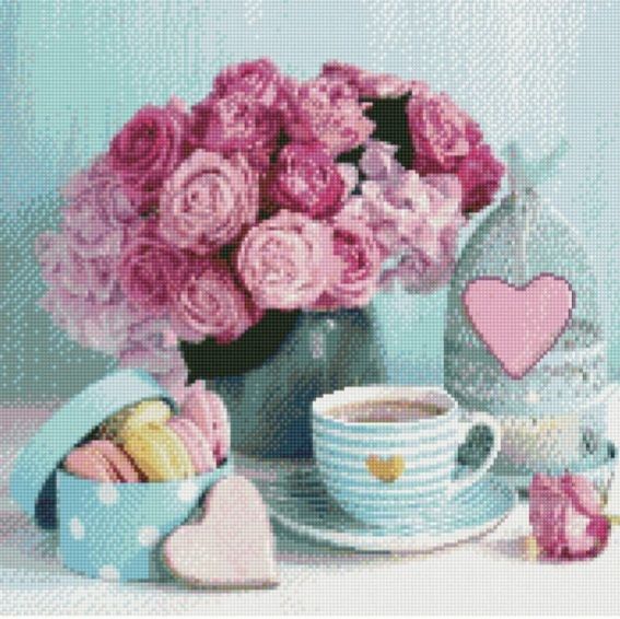 Алмазна мозаїка  Чай із любов'ю