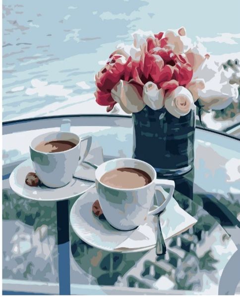 Картина за номерами Сніданок біля моря