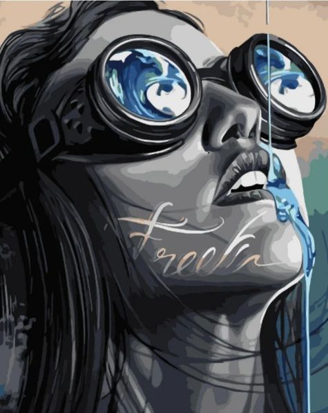 Картина за номерами Гості з майбутнього