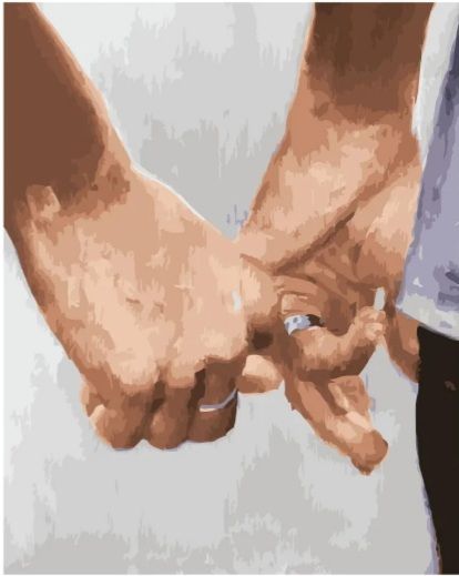 Картина за номерами  Ми поруч