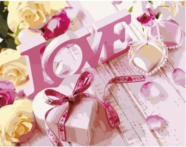 Картина за номерами Love