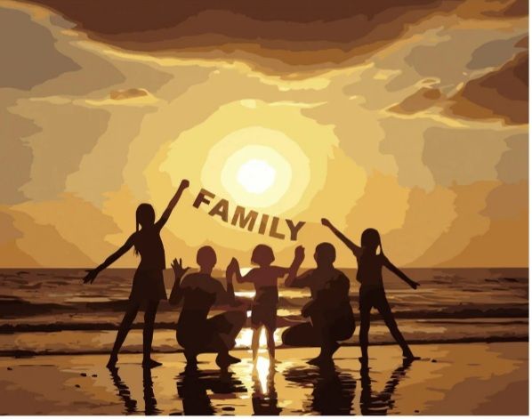 Картина за номерами  FAMILY