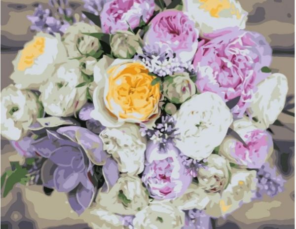 Картина за номерами Букет-ніжність