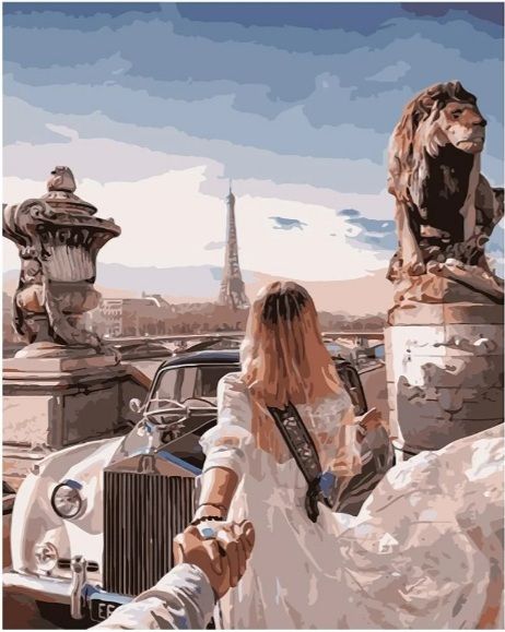 Картина за номерами Французький шарм