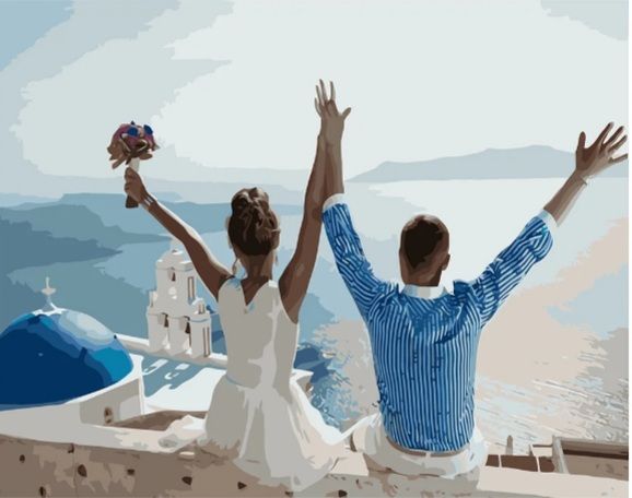 Картина за номерами Весільна подорож