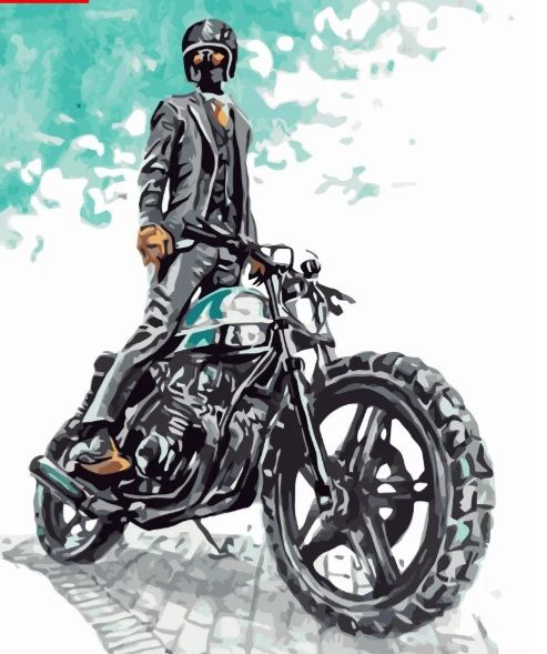 Картина за номерами Примарний гонщик