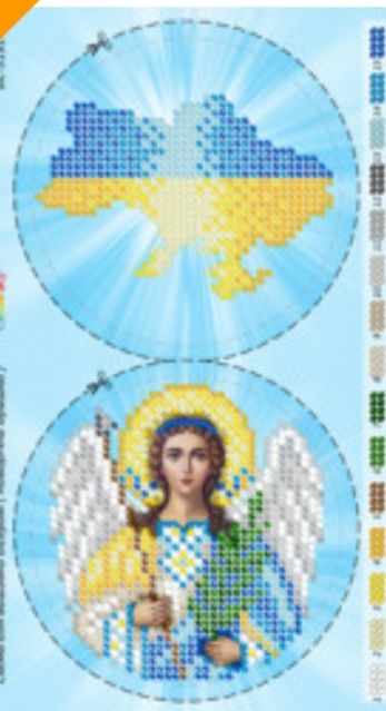 Новорічна іграшка для вишивки (заготовка не пошита) №38 Новорічна іграшка для вишивки (заготовка не пошита) №38