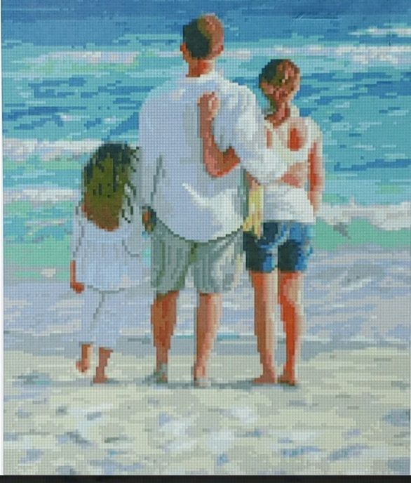 Алмазна картина Щаслива родина