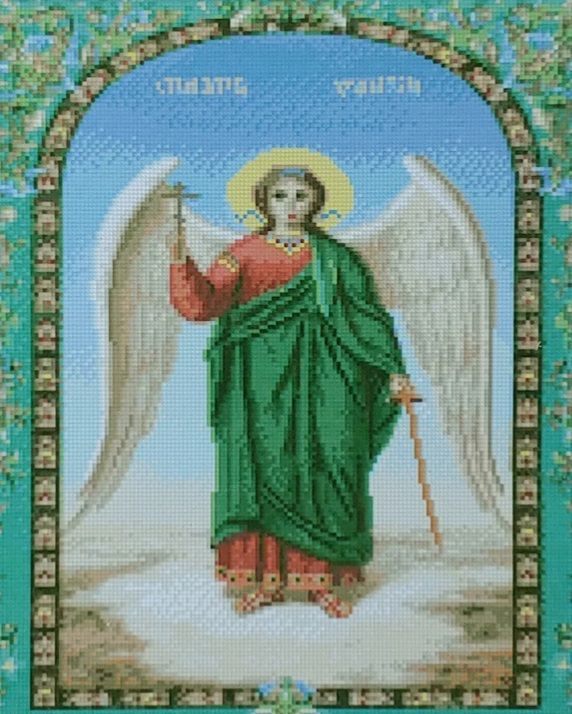 Алмазна картина Ікона Ангел Охоронець