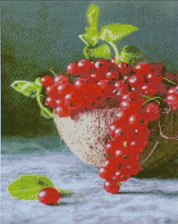 Алмазна картина Червона калина