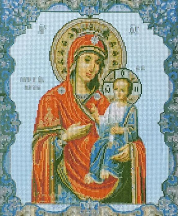 Алмазна картина Ікона Казанської Божої Матері