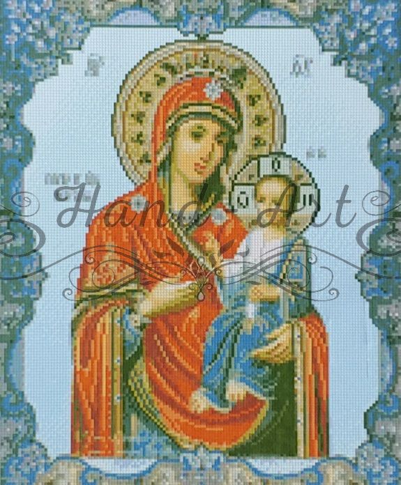Алмазна картина Ікона Казанської Божої Матері