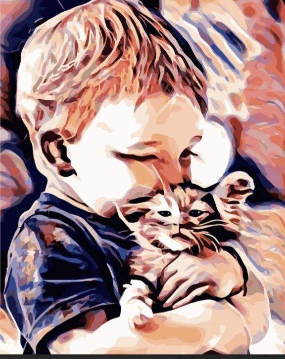 Картина за номерами Дружба з дитинства