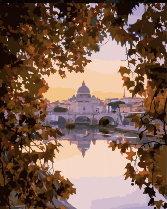 Картина за номерами Прекрасний вид на собор Святого Петра