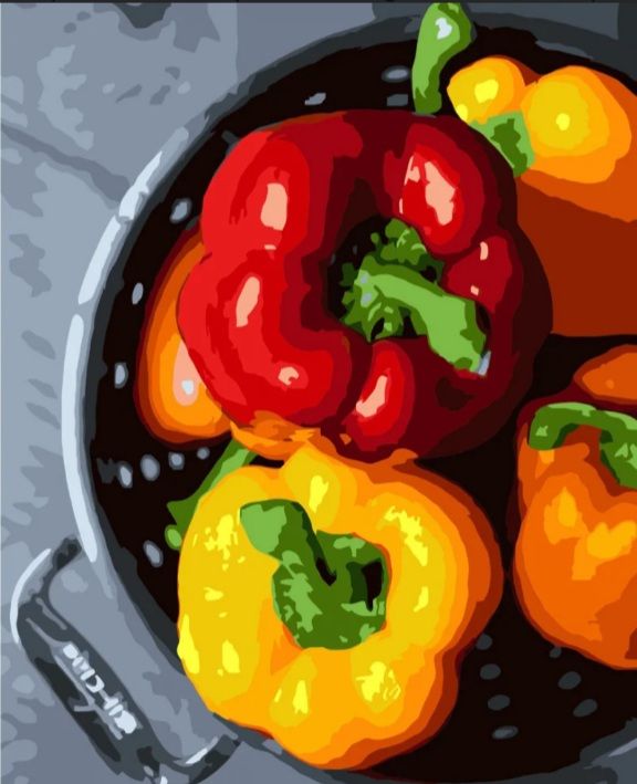 Картина за номерами Паприка