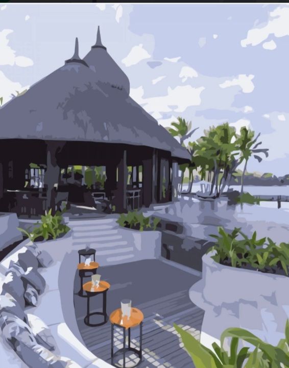 Картина за номерами Маврикійське життя