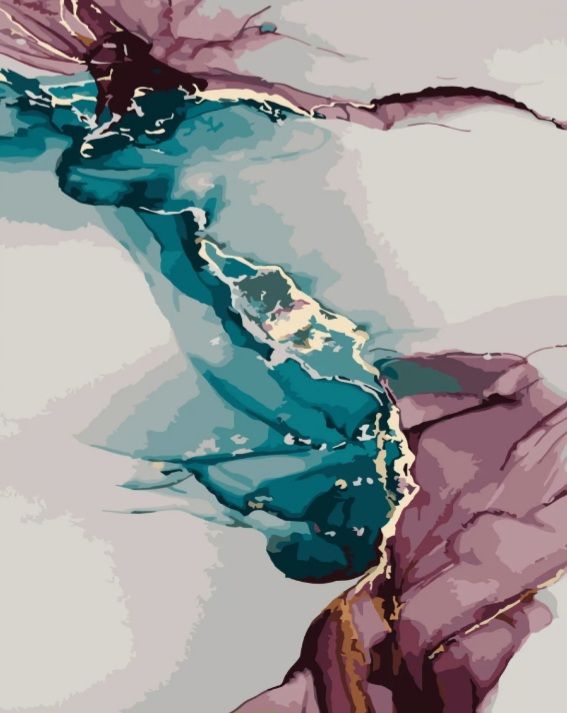 Картина за номерами  Акварельна абстракція