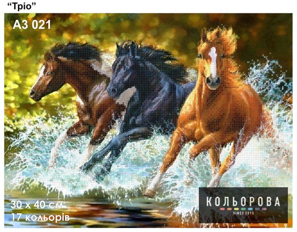 Схема для вишивки Тріо Схема для вишивки Тріо