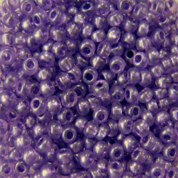 Бісер Чеський №08328 Напівпрозорий фіолетовий
