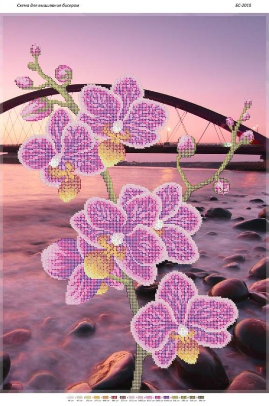 Схема для вишивки Орхідея Схема для вишивки Орхідея