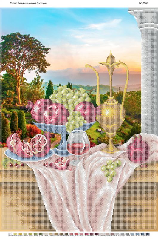 Схема для вишивки Натюрморт (част. виш.) Схема для вишивки Натюрморт (част. виш.)