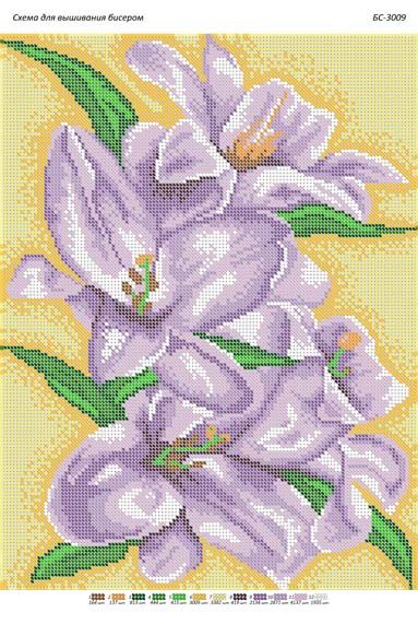 Схема для вишивки Лілії Схема для вишивки Лілії