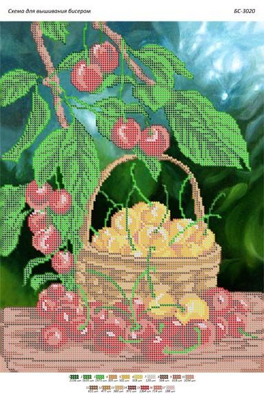 Схема для вишивки  Черешня (част. виш.) Схема для вишивки  Черешня (част. виш.)