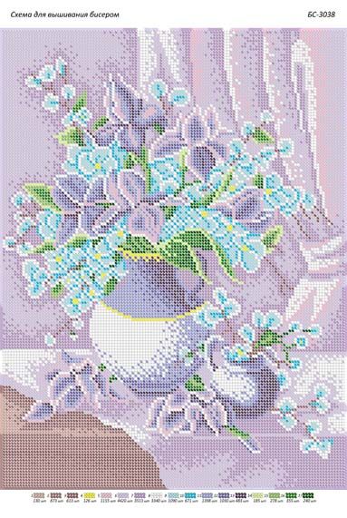 Схема для вишивки Ніжні квіти Схема для вишивки Ніжні квіти