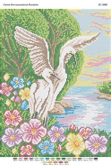 Схема для вишивки Чаплі Схема для вишивки Чаплі