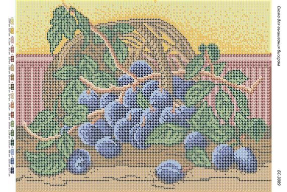 Схема для вишивки Натюрморт Схема для вишивки Натюрморт