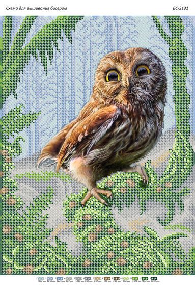 Схема для вишивки Совушка Схема для вишивки Совушка