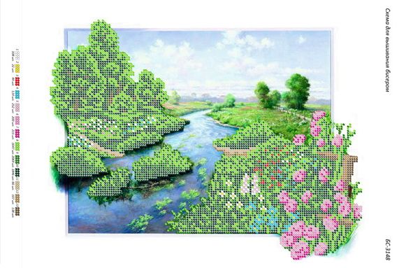 Схема для вишивки Літо Схема для вишивки Літо