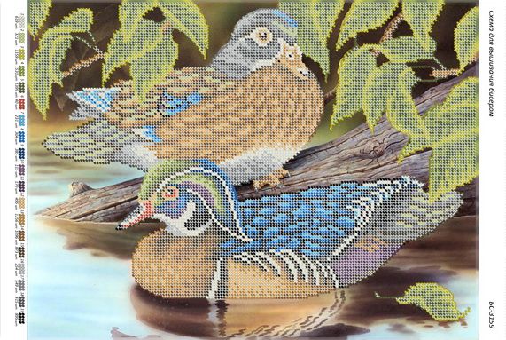 Схема для вишивки Качки Схема для вишивки Качки