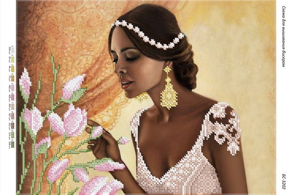 Схема для вишивки Мулатка Схема для вишивки Мулатка