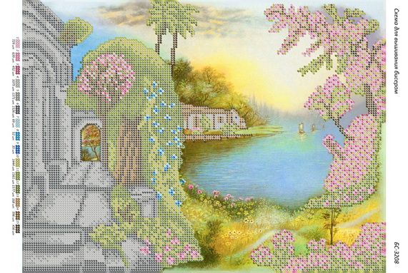 Схема для вишивки Забутий храм Схема для вишивки Забутий храм